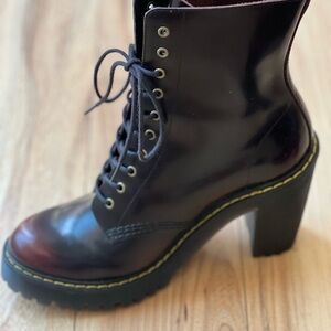 Dr. Marten, leather,burgundy. Size US 8, EU 39